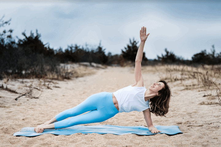 Sarah Mapes Yoga Pose Side Plank
